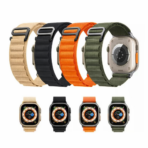 Premium Alpine Loop Λουράκι Apple Watch Ανθεκτικό Nylon - 42/44/45/49mm – Μαύρο - Image 5