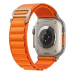 Premium Alpine Loop Λουράκι Apple Watch Ανθεκτικό Nylon - 42/44/45/49mm – Πορτοκαλί - Image 2