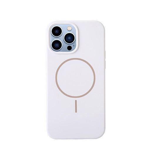 silicone MagSafe case for iPhone with soft touch finish - Greens