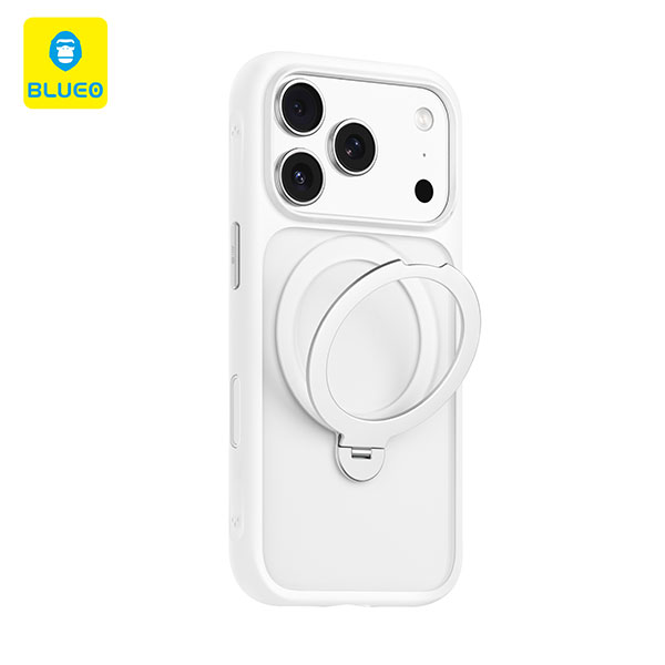 Blueo Frosted Magnetic Case for iPhone 17 Pro Max White