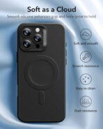 iPhone 16 Pro Max MagSafe Case – ESR Cloud Soft HaloLock | Ultimate Protection – Μαύρο - Image 2