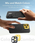 iPhone 16 Pro Max MagSafe Case – ESR Cloud Soft HaloLock | Ultimate Protection – Μαύρο - Image 3