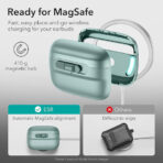ESR Pulse HaloLock MagSafe Case for AirPods 4– Ultimate Protection – Πράσινο - Image 3