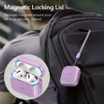 ESR Orbit HaloLock AirPods 4 – Premium MagSafe Protection | Μώβ - Image 6
