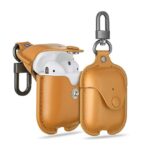 AirPods 2 Leather Case ESR Oxford – Brown Premium Leather