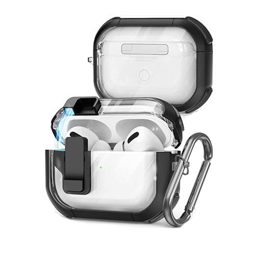fabia premium wireless case magnetic switch for airpods 4 black