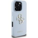 Guess Grained 4G Big Logo iPhone 16 Pro – Μπλε - Image 4