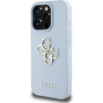 Guess Grained 4G Big Logo iPhone 16 Pro – Μπλε - Image 2