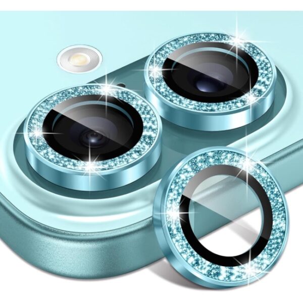 Camera Lens Protector Strass for iPhone 16-Green