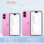 Luxury Camera Lens Protector Strass for iPhone 16 & 16 Plus – Ροζ - Image 7