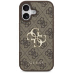 Guess 4G Big Logo Elegant Leather Hard Case – iPhone 17 –  Καφέ - Image 4