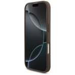 Guess 4G Big Logo Elegant Leather Hard Case – iPhone 17 –  Καφέ - Image 2