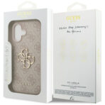 Guess 4G Big Logo Elegant Leather Hard Case – iPhone 17 –  Ρόζ - Image 8