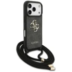 Guess Crossbody 4G Big Logo Θήκη iPhone 17 Pro –  Μαύρη - Image 4
