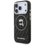 Trusted Karl Lagerfeld Case iPhone 17 Pro Max MagSafe – IML Karl Head - Μαύρη - Image 2