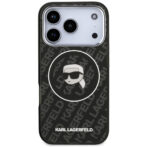 Trusted Karl Lagerfeld Case iPhone 17 Pro Max MagSafe – IML Karl Head - Μαύρη - Image 3