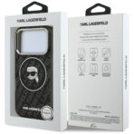 Trusted Karl Lagerfeld Case iPhone 17 Pro Max MagSafe – IML Karl Head - Μαύρη - Image 8