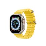 Ocean Band Silicone strap Apple Watch - Yellow