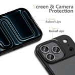 MagSafe Case iPhone 17 Pro – Tech-Protect MagMat Premium – Matte Μαύρο - Image 4
