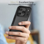 MagSafe Case iPhone 17 Pro – Tech-Protect MagMat Premium – Matte Μαύρο - Image 2
