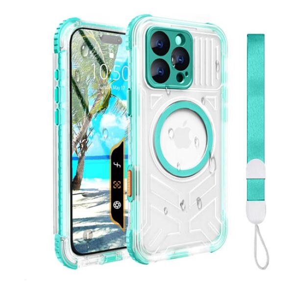 Redpepper Waterproof 360 Full Body MagSafe Case IP68 – iPhone 16 Pro – Blue