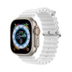 Ocean Band Silicone strap Apple Watch - White