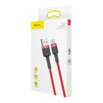 Baseus USB-C Cable 3A Cafule Ultra-Durable – Fast Charge – Red (1m) - Image 13