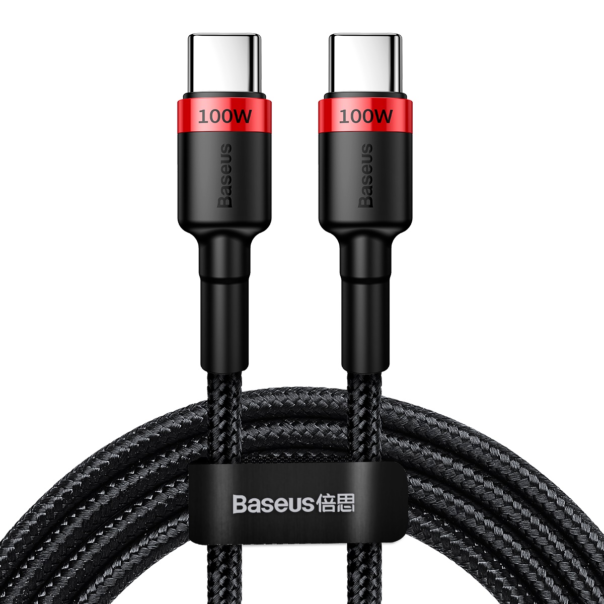 Baseus Cafule Pro USB-C 100W cable – Ultra Fast Power Delivery - Red & Black