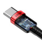 Baseus Cafule Pro USB-C 100W καλώδιο – Ultra Fast Power Delivery - Μαύρο - Image 5
