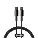 Baseus Tungsten USB-C Cable – Power Delivery & Reinforced Nylon Design - Μαύρο - Image 6