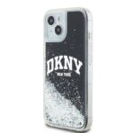 DKNY Liquid Glitter Arch Logo Θήκη – iPhone 15 Plus – Μαύρο - Image 2