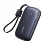 Baseus EnerFill Qpow 3 Ultra Power Bank with LCD Display and Built-in Cable – Black
