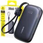 Baseus EnerFill Qpow 3 Ultra Power Bank with LCD Display and Built-in Cable – Μαύρο - Image 2