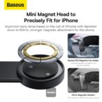 Baseus C02 Magnetic Dashboard Holder – Powerful & Stable MagSafe Car Mount - Μαύρο - Image 4
