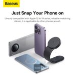 Baseus C02 Magnetic Dashboard Holder – Powerful & Stable MagSafe Car Mount - Μαύρο - Image 8