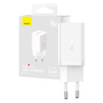 Baseus GaN5 Pro 40W Wall Charger – Smart Power for Everyday Fast Charging - White