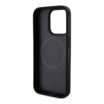 DKNY MagSafe PU Repeat Pattern Case με Ρίγα – iPhone 15 Pro Max (6.7") – Μαύρο - Image 7