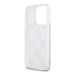 DKNY Liquid Glitters Checkered Case – iPhone 15 Pro – Ρόζ - Image 6
