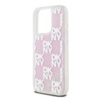 DKNY Liquid Glitters Checkered Case – iPhone 15 Pro – Ρόζ - Image 7