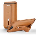 ESR HaloLock MagSafe Wallet Grip με Finger Loop & Stand – Καφέ - Image 3