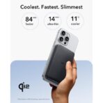 ESR Qi2 MagSlim MagSafe Power Bank 10000mAh 15W Μαύρο - Image 3