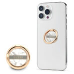 guess marble ring stand holder white