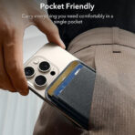 ESR Premium Wallet Boost MagSafe Θήκη Καρτών για iPhone – Μαύρο - Image 3