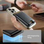 ESR Premium Wallet Boost MagSafe Θήκη Καρτών για iPhone – Μαύρο - Image 4