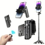 Selfie stick 3 in 1 pocket phone grip M50 μαύρο με bluetooth