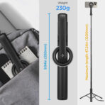 Spigen S580W Selfie Stick MagSafe με Bluetooth & Τρίποδο – Black - Image 9