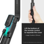 Spigen S580W Selfie Stick MagSafe με Bluetooth & Τρίποδο – Black - Image 11