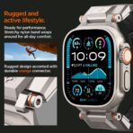 Spigen DuraPro Armor Λουράκι για Apple Watch 44/45/46/49mm – Γκρί - Image 10