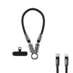 Λουράκι Καρπού με Καλώδιο Φόρτισης USB-C & Lightning 27W – Μαύρο